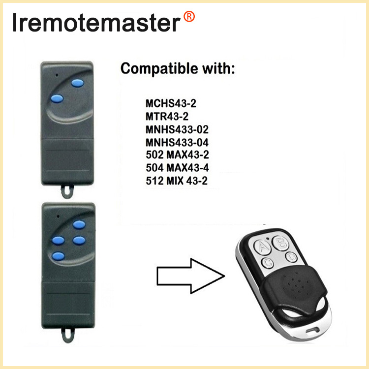 Pour 502 MAX43-2/504 MAX43-2 ouvre-porte 433,92 MHz